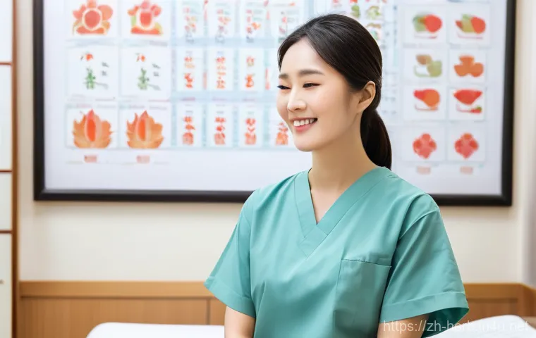 추나요법 의료보험 적용 사례 - **Prompt 1: The Relieved "Crispy Office Worker" after Tui Na with Medical Insurance**
    "A candid,...